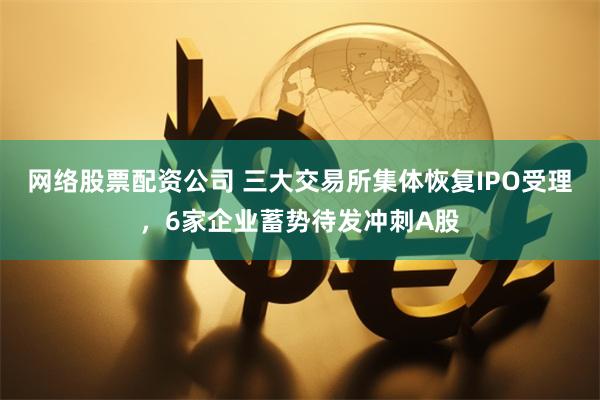 网络股票配资公司 三大交易所集体恢复IPO受理，6家企业蓄势待发冲刺A股