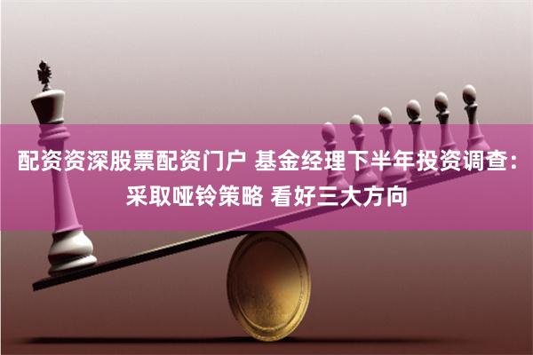 配资资深股票配资门户 基金经理下半年投资调查：采取哑铃策略 看好三大方向